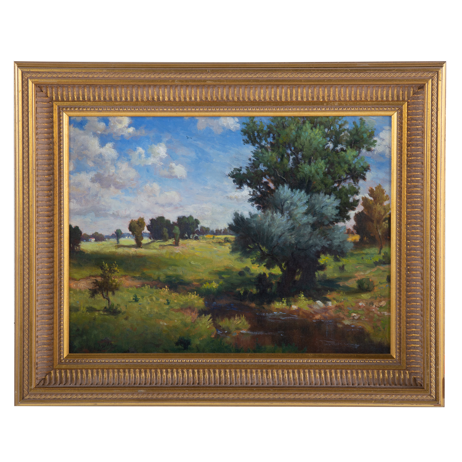 Appraisal: JOHN BRANDON SILLS SPRING MEADOW OIL American th century Oil