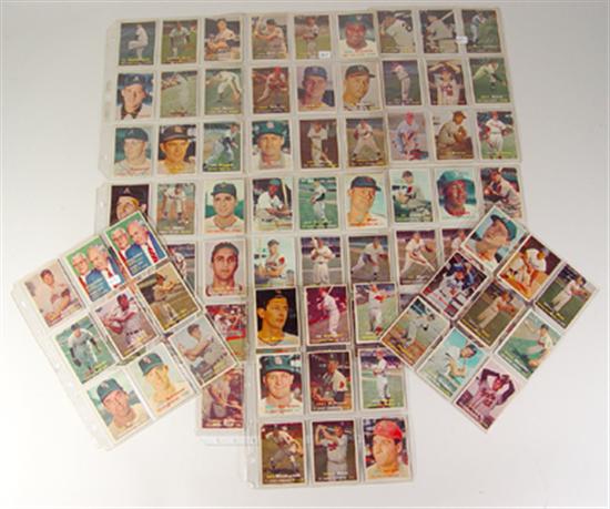 Appraisal: Topps Baseball Cards Topps commons cards total duplicates Condition ranges