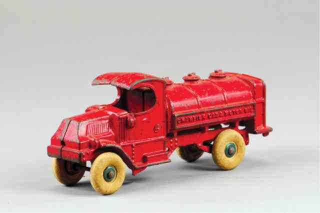 Appraisal: CHAMPION MACK GAS AND OIL TRUCK Cast iron painted in