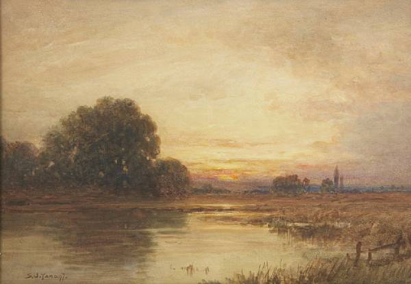 Appraisal: Sydney Janis Yard American - Marsh Scene signed 'S J