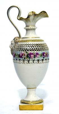 Appraisal: A ROYAL WORCESTER PORCELAIN EWER probably by George Owen with