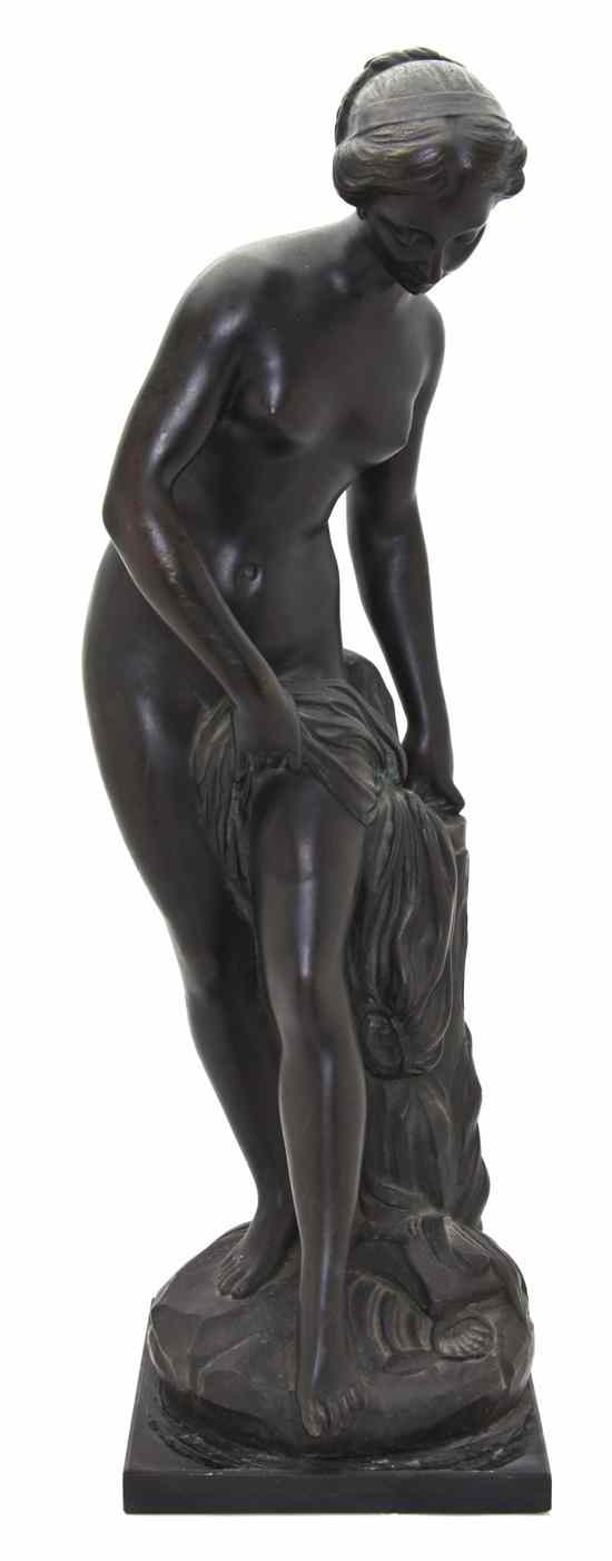 Appraisal: A French Bronze Sculpture After Etienne Maurice Falconet French -