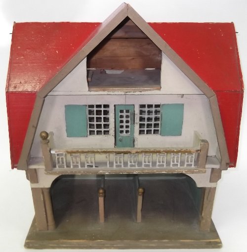 Appraisal: A toy stable and groom's lodging with loose boxes and