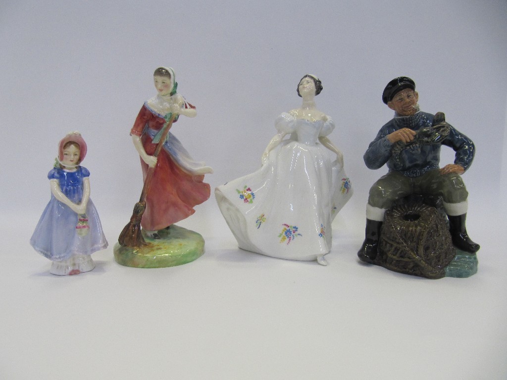 Appraisal: Four Royal Doulton figures to include Autumn HN Ivy HN