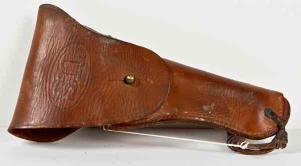 Appraisal: WWII U S G I Leather Holster for Pistol Sears