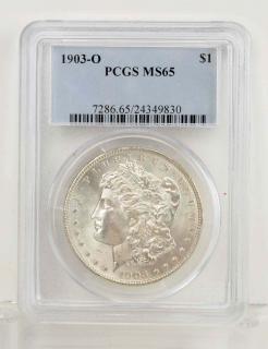 Appraisal: -O Morgan Silver Dollar PCGS MS