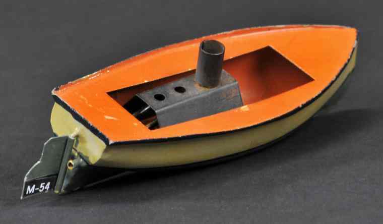 Appraisal: MARKLIN Put-Put LAUNCH Germany c - M hand painted typical