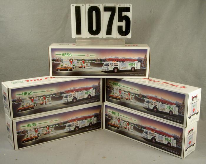 Appraisal: Box of Hess Vehicles all mint in the original boxes