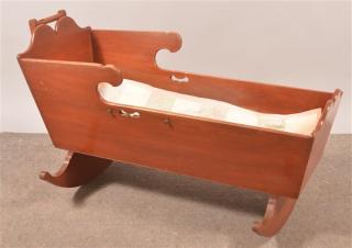 Appraisal: Pennsylvania th Century Cherry Rocking Cradle h x l