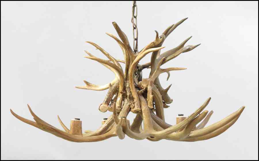 Appraisal: ANTLER CHANDELIER ''x '' Condition No Specific Condition Recorded -