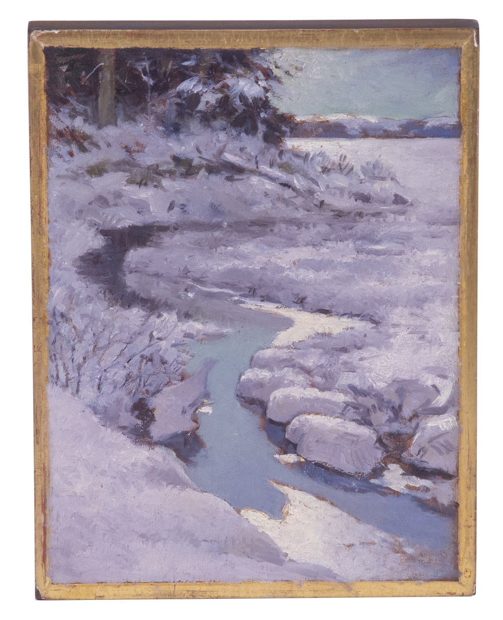 Appraisal: VIVIAN MILNER AKERS MAINE - Bird Brook Winter Norway Maine