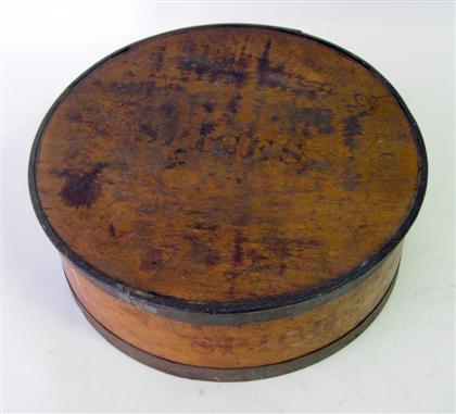 Appraisal: Shaker style bentwood spice box th century