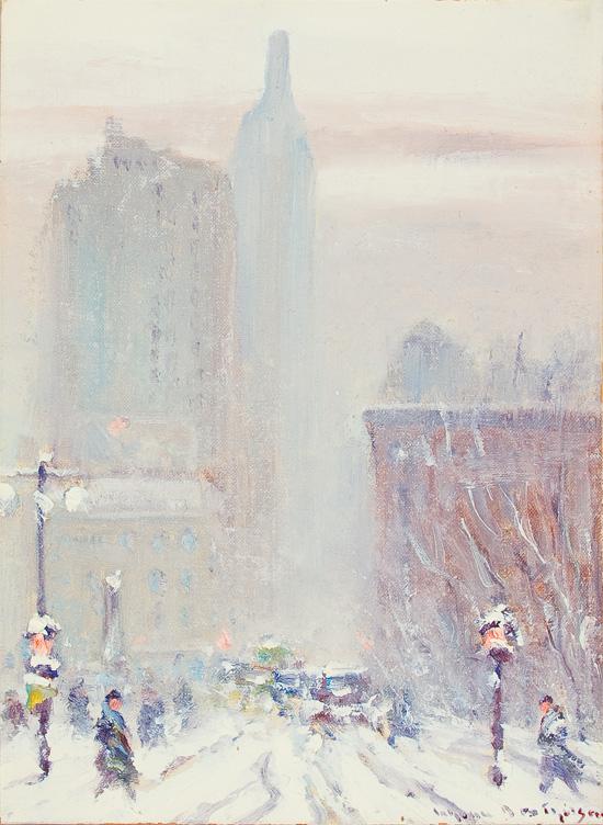 Appraisal: JOHANN BERTHELSEN American - A Pair Fifth and rd Street