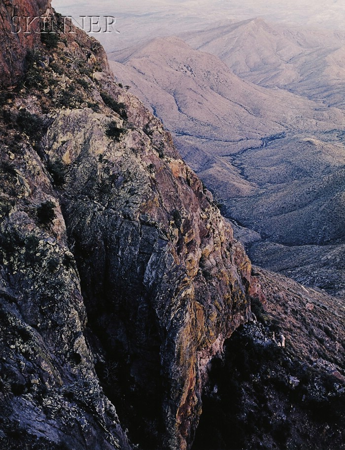 Appraisal: James Clinton Bones American b Twilight South Rim Chisos Mountains