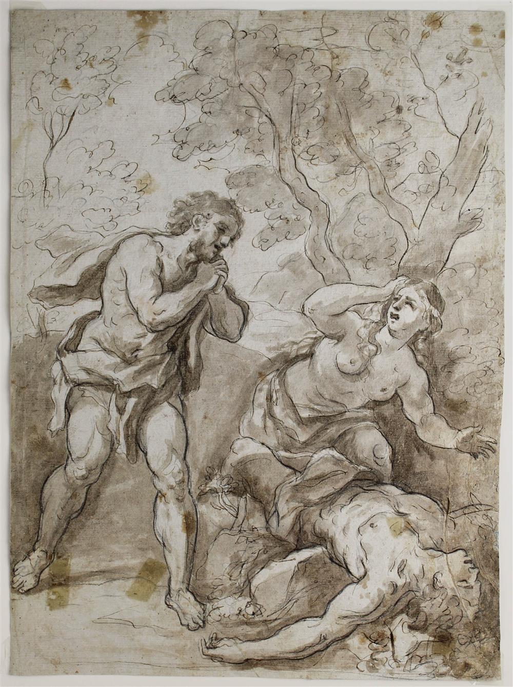 Appraisal: GREGORIO PAGANI ITALIAN - MYTHOLOGICAL FIGURES POSSIBLY PYRAMUS AND THISBE