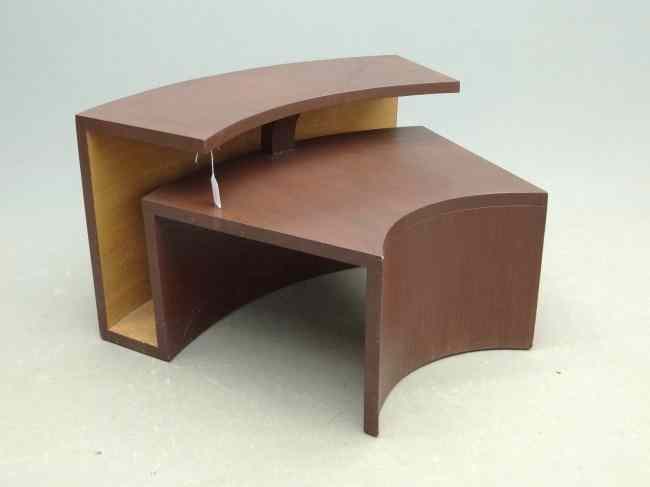 Appraisal: Modern design lamp table '' W '' D '' Ht