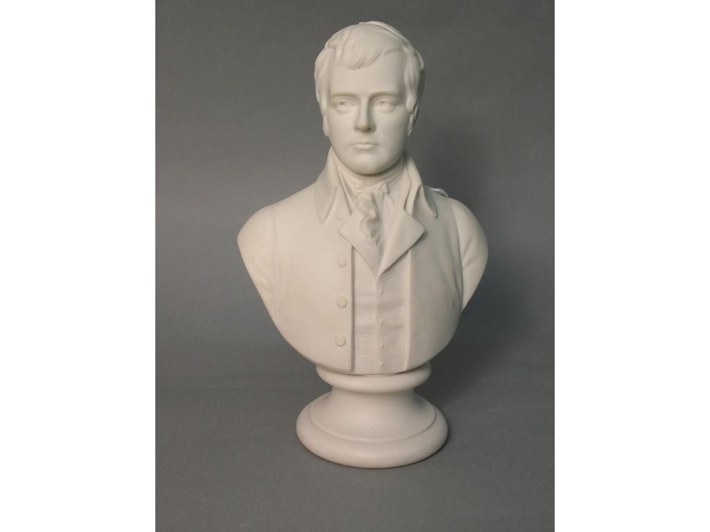 Appraisal: A Victorian parian portrait bust of a statesman on socle