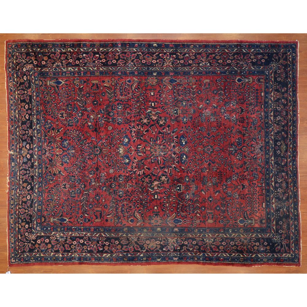 Appraisal: Semi-Antique Lilihan Rug Persia x Second quarter- th century hand-knotted