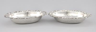 Appraisal: Two Sterling Silver Oval Serving Dishes by Whiting Each with