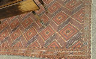 Appraisal: Oriental hall rug ' x ' Oriental hall rug '