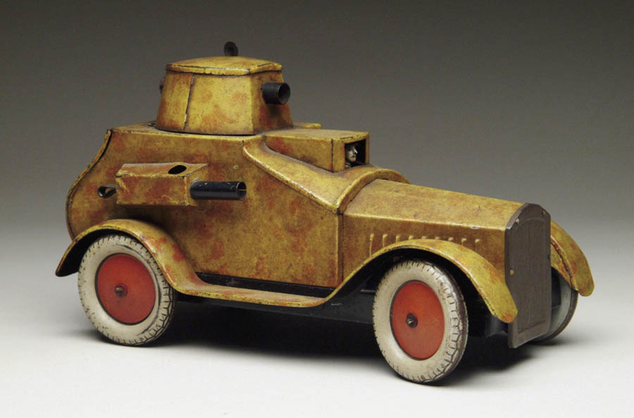 Appraisal: GERMAN WWII ARMORED CAR Camouflaged armored car with German soldier