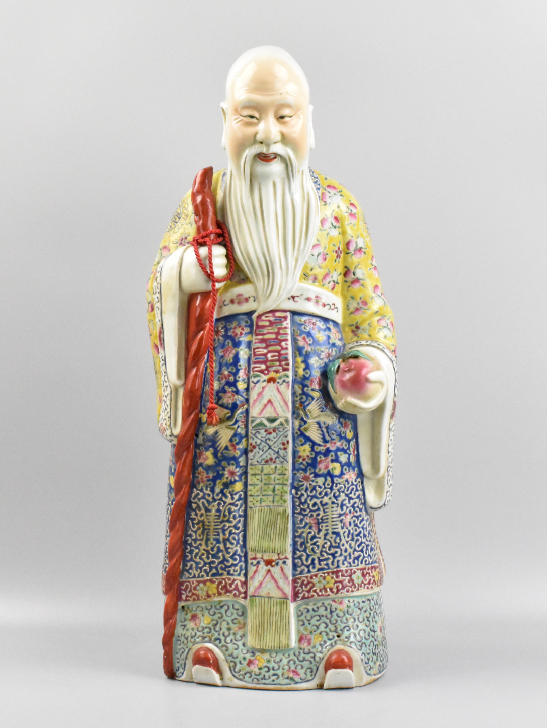 Appraisal: A large Chinese famille rose Shou figure dating from the