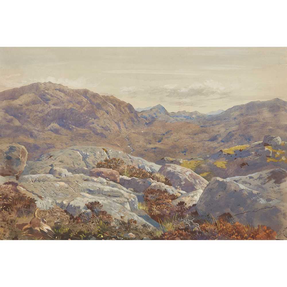 Appraisal: ARCHIBALD THORBURN SCOTTISH - STALKING COUNTRY - POOLEWE Dated 'June