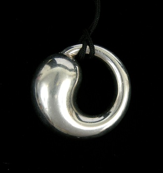 Appraisal: A Tiffany Co Sterling Silver Pendant by Elsa Peretti A