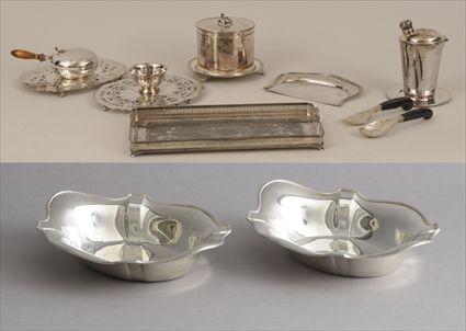 Appraisal: Pair of Gorham Sterling Silver Oval Vegetable Dishes Together with