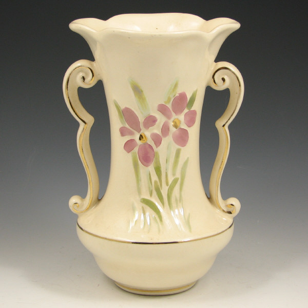 Appraisal: Hull Iris - Vase w Unusual Decoration - Mint Iris