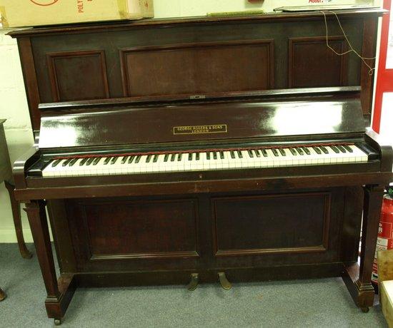 Appraisal: A piano by George Rogers Sons London overstrung cm