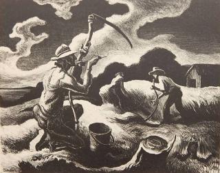 Appraisal: Thomas Hart Benton lithograph Thomas Hart Benton American - -