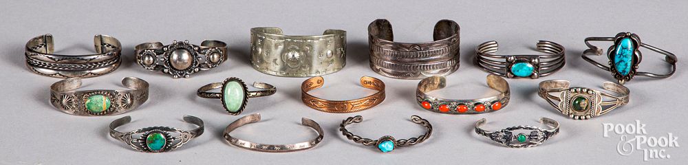 Appraisal: Group of Native American Indian jewelry Group of Native American