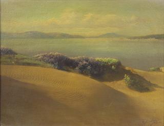 Appraisal: Painting Willard Worden Willard Worden American - Monterey Dunes oil