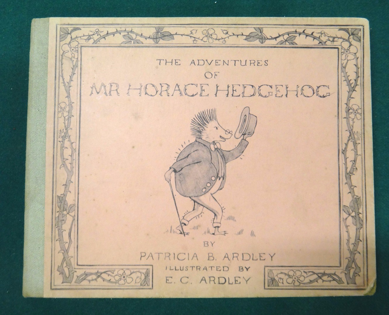 Appraisal: ARDLEY B P The Adventures of Mr Horace Hedgehog coloured