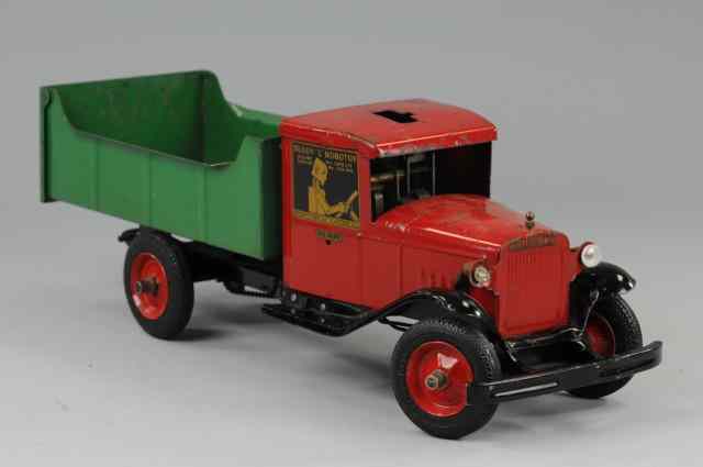 Appraisal: BUDDY 'L' ROBOTOY Pressed steel red painted cab green open