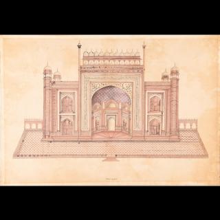 Appraisal: Agra School Taj Mahal painting Agra School Taj Mahal painting