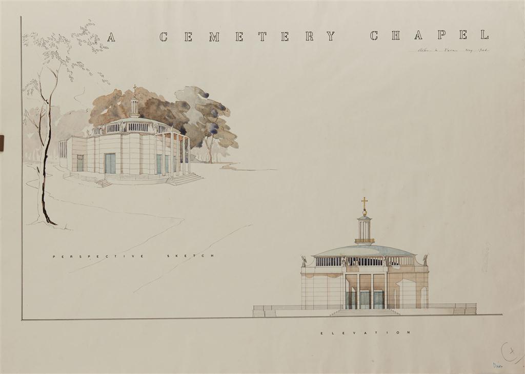 Appraisal: G DAVY AND OTHERS ARCHITECTURAL PORTFOLIO S AND S pencil