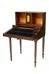 Appraisal: LADY'S DESK - Sheraton two-part writing desk in mahogany Book