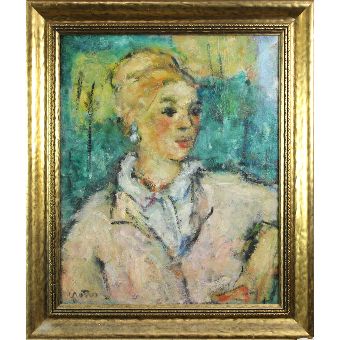 Appraisal: Paul Crotto French American - Portrait of a Blonde Woman