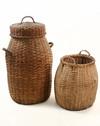 Appraisal: BASKETS - Lot of two th C baskets - Ash