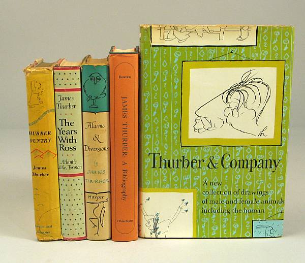 Appraisal: THURBER JAMES A complete run of American first editions Bowden