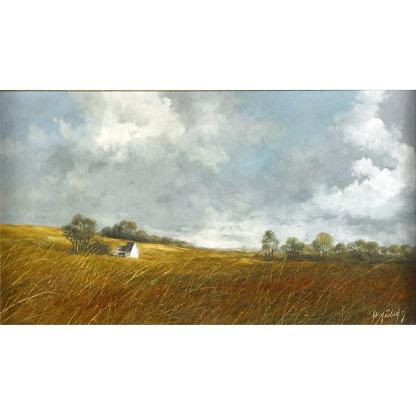 Appraisal: GERALD L LUBECK American b Late Afternoon oil on panel