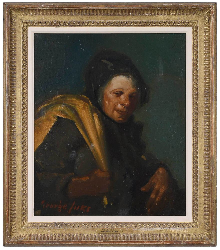 Appraisal: George Luks American - The Rag Picker c signed lower