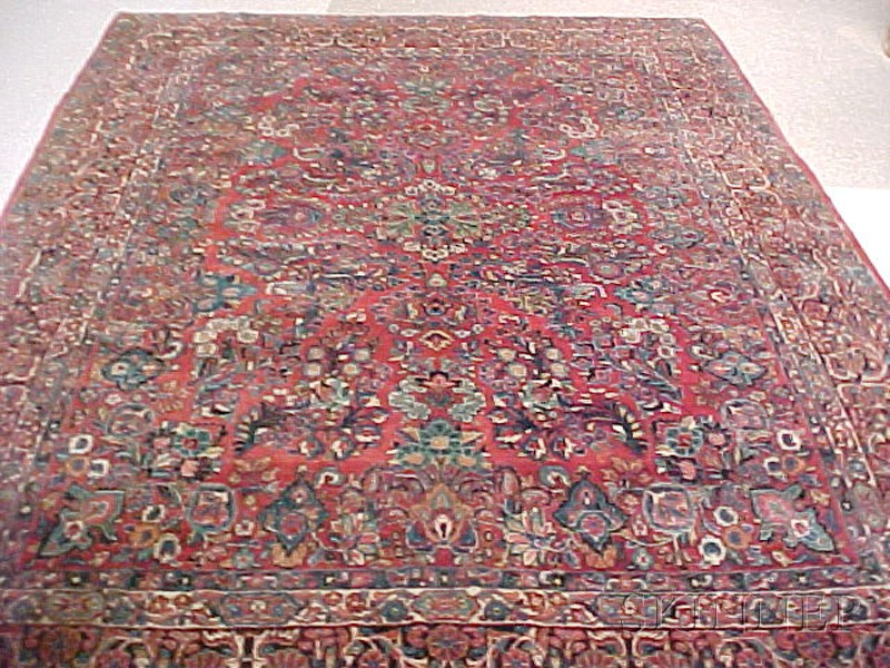 Appraisal: Sarouk Carpet West Persia second quarter th century ft in