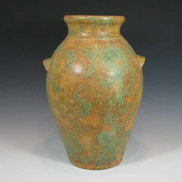 Appraisal: Very large and heavy Burley Winter floor vase with applied