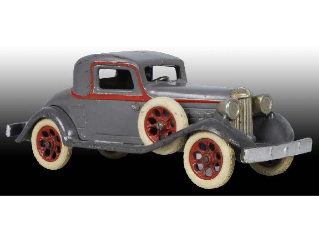 Appraisal: Cast Iron Arcade REO Coupe Toy Car Description Painted gray