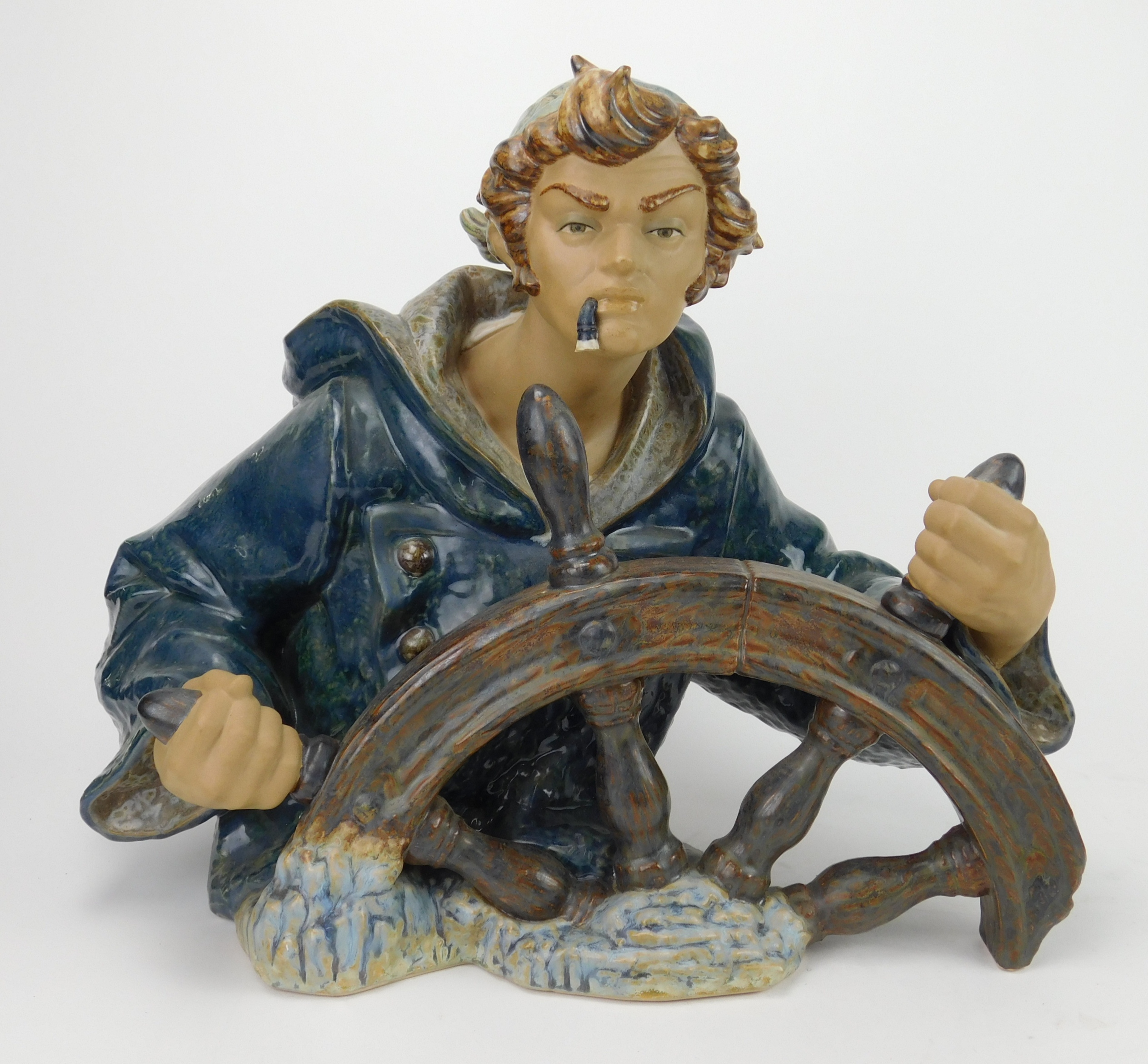 Appraisal: Lladro Seaman Helmsman porcelain figurine Model number Depicts a Sailor