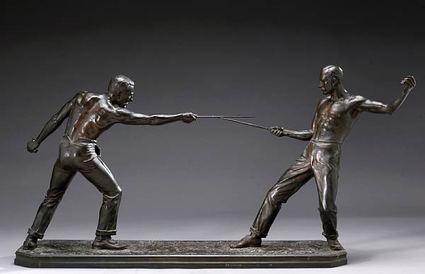 Appraisal: Nicholas Mayer France - late th century The opponents depicted