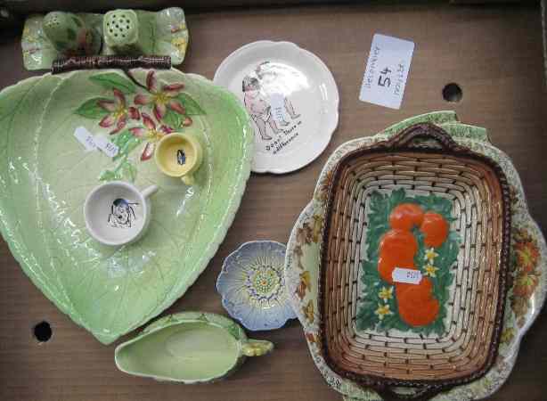 Appraisal: A collection Of Mixed items including Carlton Ware Cruet Dish